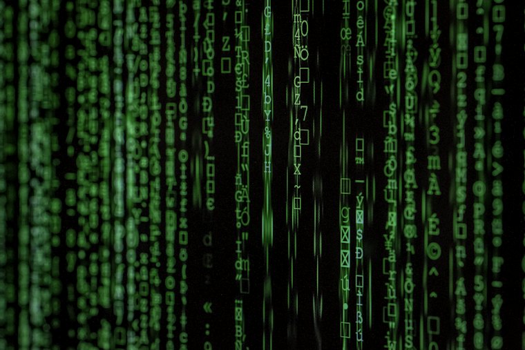 Lignes de code vertes